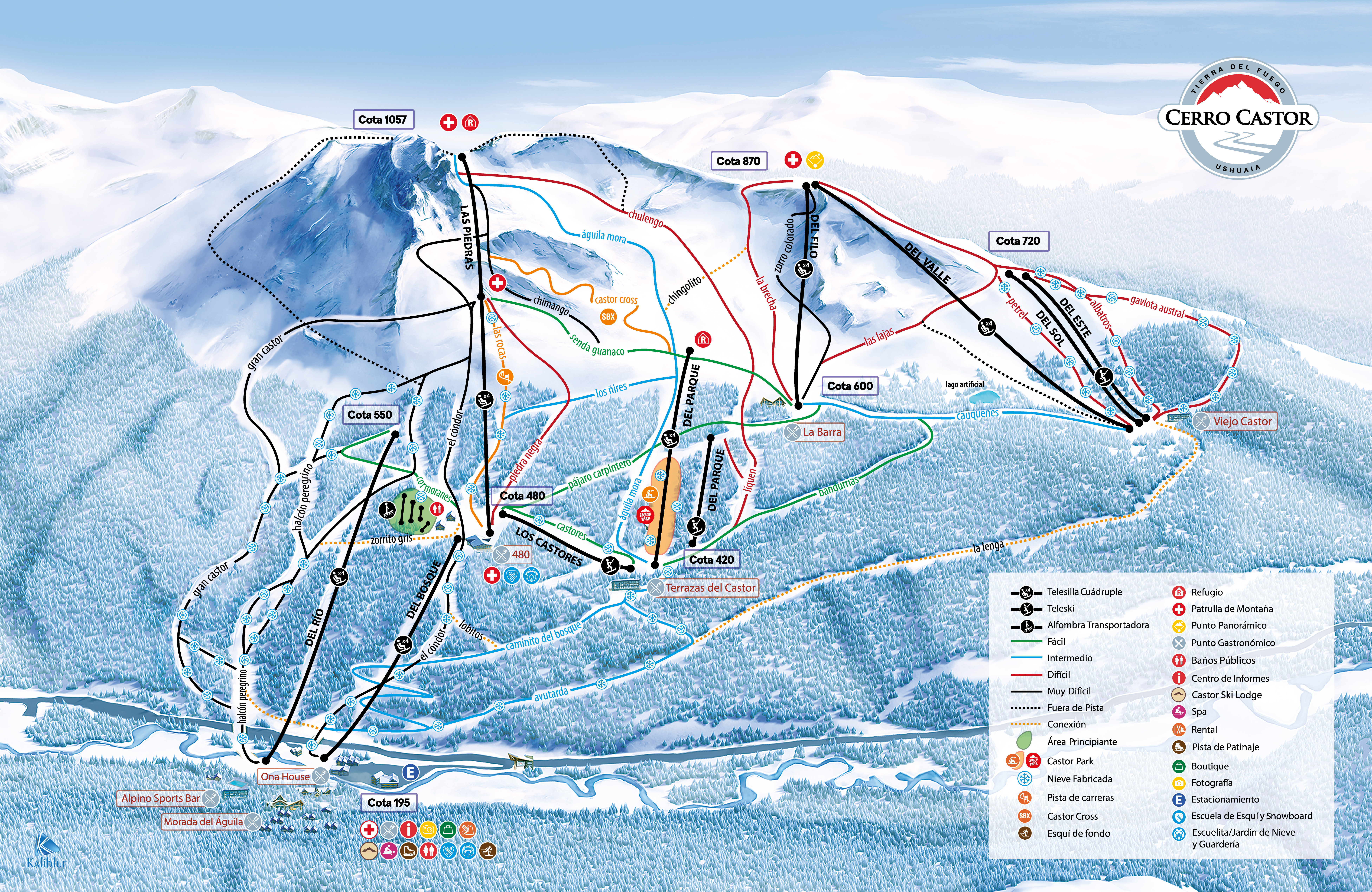 Mapa de pistas